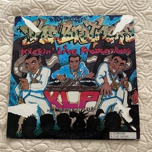 VINTAGE VINYL Rec THE BROTHERS kicking live productions c1987 Akiem Irish cover